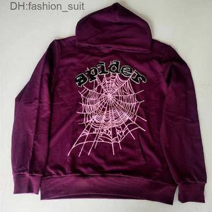 pink Spider hoodie 555 mens Hoodie for mans Sweatshirt Young Thug Hoodie Hot Spider Net Sweatshirt Web Graphic Pullovers spider tracksuit cp puff X7AN 3 E3LJ