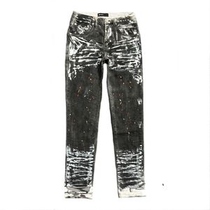 Lila jeans designer jean mens denim byxor mode byxor rak design retro street slitage casual sweatpants kvinnor robin fx3h