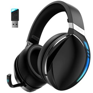 Fones de ouvido de telefone celular KOFIRE UG 06 Headset para jogos sem fio para PS4 PS5 PC 48H Baixa latência com cancelamento de ruído sobre a orelha BT Fones de ouvido 231128