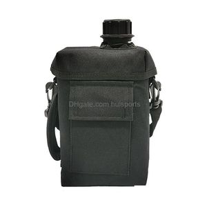 Water Bottles Cages 2L Wear Resistant Pvc Bottle Military T Hermal Sport Canteen Portable Outdoor Travel Kettle Large Capacity Dur Dhvxw