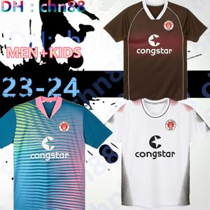 Футбольные майки 23 24 ST Pauli 2023 2024 белые футболки BECKER IRVINE KYEREH HARTEL Maillots De Foot SMITH PAQARADA MEDIC, футболки Camesitas de Futol