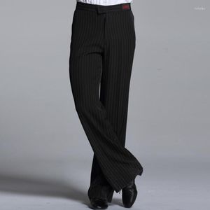 Stage Wear Men's Latin Dance Pants Loose Striped Square Trousers National Standard Modern PantsMen's Clothing