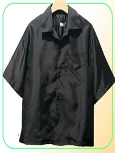 21ss novos homens e mulheres camisa de manga curta casual moda nylon impermeável tecido bolso design allmatch jaqueta tamanho SXXL6123058