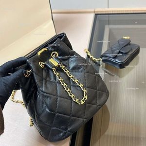 Zaino del progettista di marca per le donne Borsa a mano in pelle di pecora Catena Duma 23p Zaino Borsa da viaggio per donna C Fibbia in metallo Mini borse moda