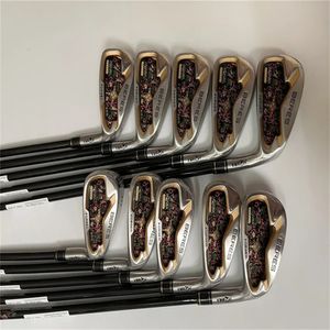 4 Star IS08 Iron Set Honma S08 Golf Clubs 411AwSw RS Flex ARMRQ Graphite Shaft With Head Cover