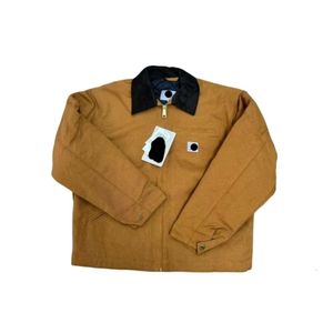 CARHART Designer Coat Top Quality J01 Bawełniana kurtka amerykańska płótno kurtka bawełniana jesień i zimowe mężczyźni luźni i wygodny