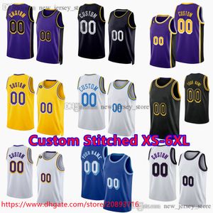 Custom Stitched XS-6XL Basketball Jersey 6James 3Davis 1Russell 5Beasley 12Bamba 28Hachimura 15Reaves 2Vanderbilt 0Harrison 17Schroder