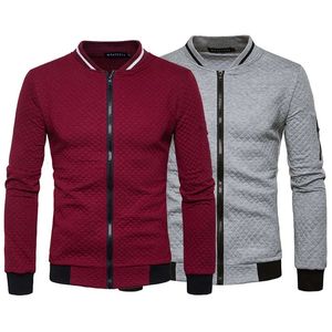 Mens Jackets Men Fashion Sports Zipper Casual Long Sleeve Slim Jacket 231129