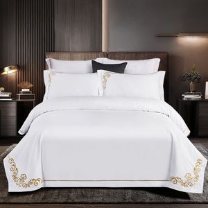 Conjunto de cama de hotel suprimentos 100% algodão lenário