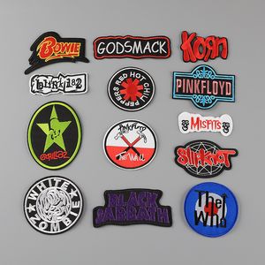 Diy Random patches Customize Patches Iron On Patches For Clothing Rock band Patches Embroidered Badges Jacket Accessories Sticker