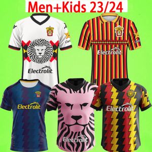 23/24 Leones Negros Jerseys de futebol UNIVERSIDAD DE GUADALAJARA Homens Conjuntos Kids Kit Camisas de Futebol 2023 2024 Home Away Terceiro Uniformes Mexican Liga MX Lion Tops