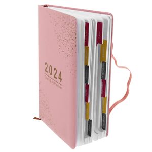 Anteckningar 2024 Agenda Book Writing Paper Notepad Schema årlig planerare Daglig planering 231128