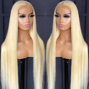 Synthetic Wigs International Station's Main Promotion of Products Wig Front Lace Long Straight Hair Women's Wig Headwear Light Gold Lace Hair
