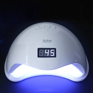 Dryers Professional 48W Sun 5 Gel Dryer UV Curing Light Manicure Pedicure LED Nail Lamp 230428