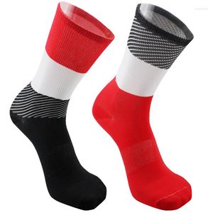 Spor Socks 2023 Yüksek kaliteli profesyonel marka bisiklete binme spor nefes alabilen yol bisiklet s13