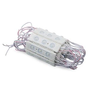 AC 220V AC 110V High Voltage SMD3030 3 LEDS Injection LED Module Light LED Sign Module Lamp With Round Lens 1.5W 150lm 11 LL