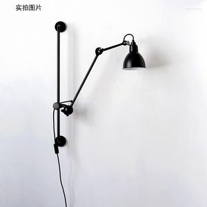 Wall Lamps Antique Bathroom Lighting Long Sconces Led Hexagonal Lamp Bedroom Decor Wireless Styles