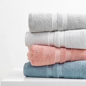 Bath Towel 70X140CMBamboo Fiber Towel Set Male Gray Family Bathroom el Beach Thickened Oversized BathTowel 90x180CM Women 231129