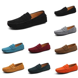 men casual shoes Espadrilles triple black navy brown wine red taupe green Sky Blue Burgundy candy mens sneakers outdoor jogging walking seventy one