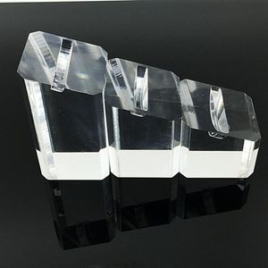 1set lot acrylic ring display stand 3 size set transparent jewelry display p0742556