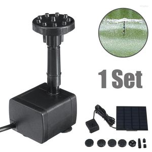 Trädgårdsdekorationer 200l/h solpanel Power Water Pump Pool Pond Mini Pumpar 1.2W Solenergi Bird Bath