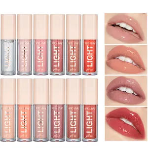 Mirror Water Glow Liquid Lacquer Glow Glass 12 Colors Moisturizing Pearlescent Lip Nectar Lip Gloss Lip Glaze