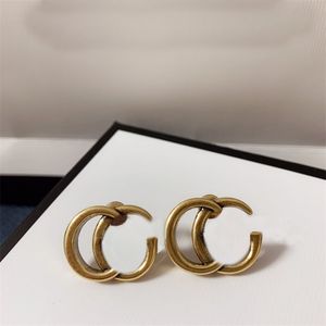 Diamond earrings designer for women letter earings designer jewelry woman dangle popular fashionable heart stud earring pearl plated silver gold stylish zb109