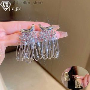 Stud Safety Pin Dangle Earrings K-pop Accessories Paper Design Earrings Hanger Earrings Holder for Earring for Women Men Cool Stuff YQ231128