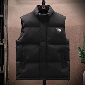 Gilet da uomo Gilet invernale piumino in cotone con isolamento ispessito per sport all'aria aperta da uomo e da donna alla moda in tinta unita senza maniche