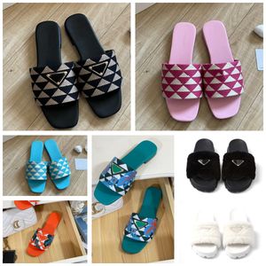 Top Designer fashion women Mixed Colors Plaid Comfort Sotf Sale Sadal platform slides women sandale men slipper shoes plaid Black White bottom Size 35-40