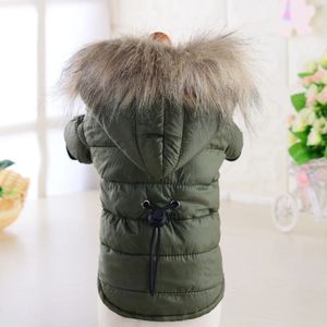 Odzież dla psa płaszcz pies mały pies wiatroof ciepły wyściełana bluza snowsuit moda zimowe ubrania psów dla kota szczeniaka chihuahua Yorkie 231129