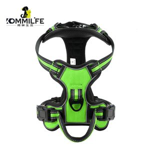 Collari per cani Guinzagli Nylon Imbracatura per cani regolabile Riflettente Morbido Traspirante Imbracatura per cani senza trazione Gilet Imbracatura per animali domestici Guinzaglio per cani di taglia piccola e media 230428