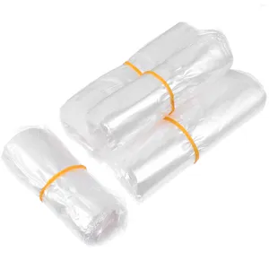 Storage Bags 400 Pcs Clear Heat Shrink Film Transparency PVC Wrap Soaps Bag Seal