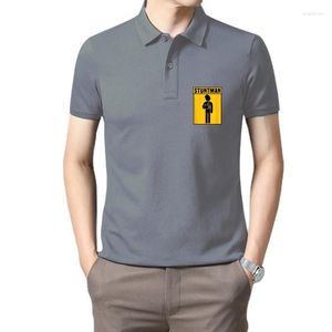 Polos für Herren, lustiges Stuntman-T-Shirt, Stunt-Arm, in Besetzung von Zany Brainy, Sommer, Baumwolle, Studenten-Oberteile, T-Shirts, Geek, niedliche Top-T-Shirts