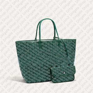 Green Canvas Travel Tote Bag Luxury Designer Stora Casual Shopping Bags Plånböcker Korthållare Purse Lady Handbag Onthego Pochette AC2601