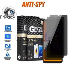 Samsung A82 A91 A52S A73 A53 A70 A80 A90 Anti-Spy Glass for Samsung A50 A51 A52用小売ボックスパッケージ用のプライバシー強化ガラスアンチスパイスクリーンプロテクタープロテクター