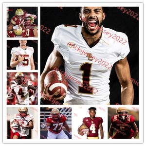 Alex Broome Josh DeBerry Boston College Football Jersey Jack Funke Charlie Gordinier Otto Hess Dino Tomlin Boston College Eagles Jerseys Custom Stitched Mens Youth