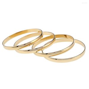 Pulseira 4pcs Etiópia Bulbocas simples de cor dubai ou jóias brilhantes africanas