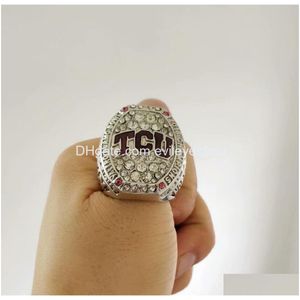 Cluster Rings Fashion Leather Bag Tcu Championship Ring Bags Accessories Wholesale Drop Delivery 202 Dhkfz