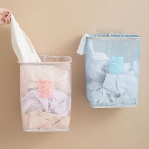 Organisation fällbar väggmonterad tvättkorg smutsig kläder förvaring korg leksak damm hink hämma hem arrangörer kläder förvaring väska