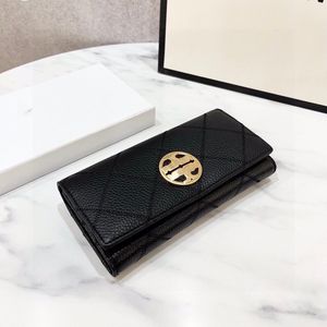 Dikey para klip kartı tutucu tutucu cüzdan cüzdan kart çantası deri siyah kadın uzun cüzdanlar tasarımcı cüzdan denim cüzdan kasa değişimi çantası büyük kapasite 19x10