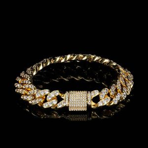 fashion bracelet designer jewelry cuban link mens bracelet trend street Hip Hop Iced Out 925 sterling silver Vvs Moissanite luxury jewlery designer for women gift