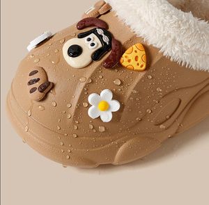 Winter children's slippers thickened thermal indoor non-slip slippers House slippers Winter wholesale