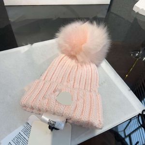 Berretti con pom berretto firmato da uomo cappello monclair lavorato a maglia pesante per donna a costine con pompon in pelliccia sintetica casquette berretti con cofano999