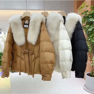 インマンブランドの13列冬の女性服デザイナー冬の韓国語バージョンホワイトダックダウンジャケットショートウェア