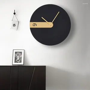 Orologi da parete Numeri neri Strumenti per orologio Camera da letto silenziosa Camera da letto unica retrò elegante e creativa Horloges Murales Decorazione della sala da gioco