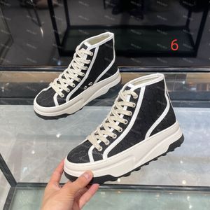 New High Top Shoes Men Casual Shoes Designer Shoes Printed Genuine Leather Breathable Women Sports Shoes