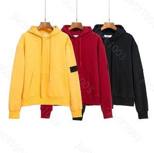 Ö vinter ny mens förtjockande casual hoodie sten europen modeströja broderad märke långärmad blixtlåsfickor huva tröja kappa 05