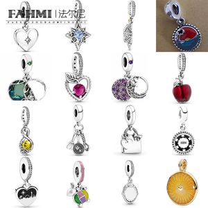 Fahmi Stylish Classic Openable Heart Locket Blue Star Glass Red Apple Shine Sunshine Pendant Special gifts for Mother Wife Kids Lover Friends