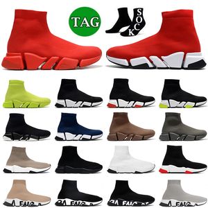 Outdoor Jogging Speed Trainer 2.0 Sockenschuhe Top Luxus Paris Marke Socken Plateau Loafers Training Tennis Sneakers Herrensocken Damen Mode Vintage Designer Schuh